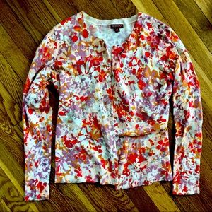 {merona} floral cardigan